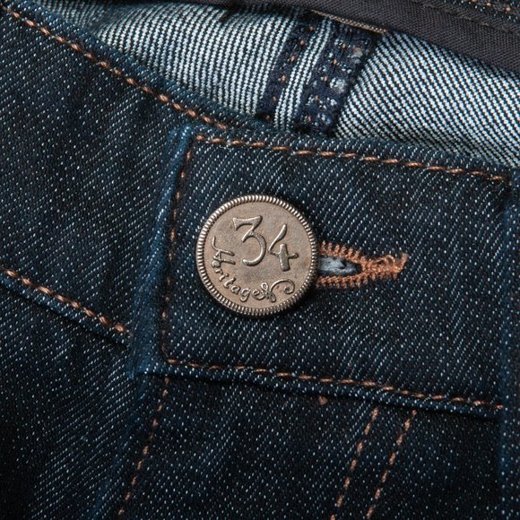 34 Heritage Dark Wash Courage Jeans - Picture 6 of 6